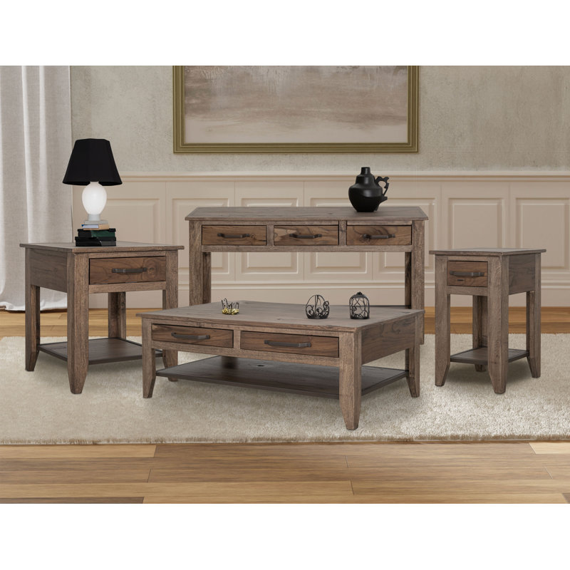 1 tiroir, 1 tablette, table de chevet, Brun