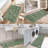 Machine Washable Non Slip Kitchen Mats (Set of 3)-1974064063