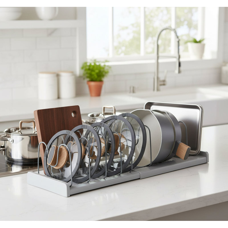 Metal Rectangle Free Standing Pot Rack