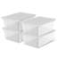 Contenant de rangement en plastique empilable Homz-106886844-106886843
