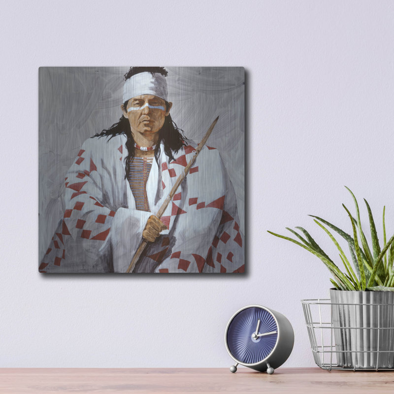 «Allie 2 on Metal» par J.E. Knauf, reproduction, H 12 po x l 12 po