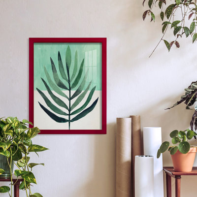 Verging Palm III, encadré sur papier