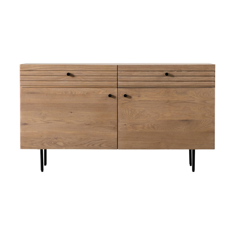 Greggery 131cm Solid Wood Sideboard