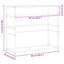 Console Table Black 90X35x80 Cm Engineered Wood-454928570