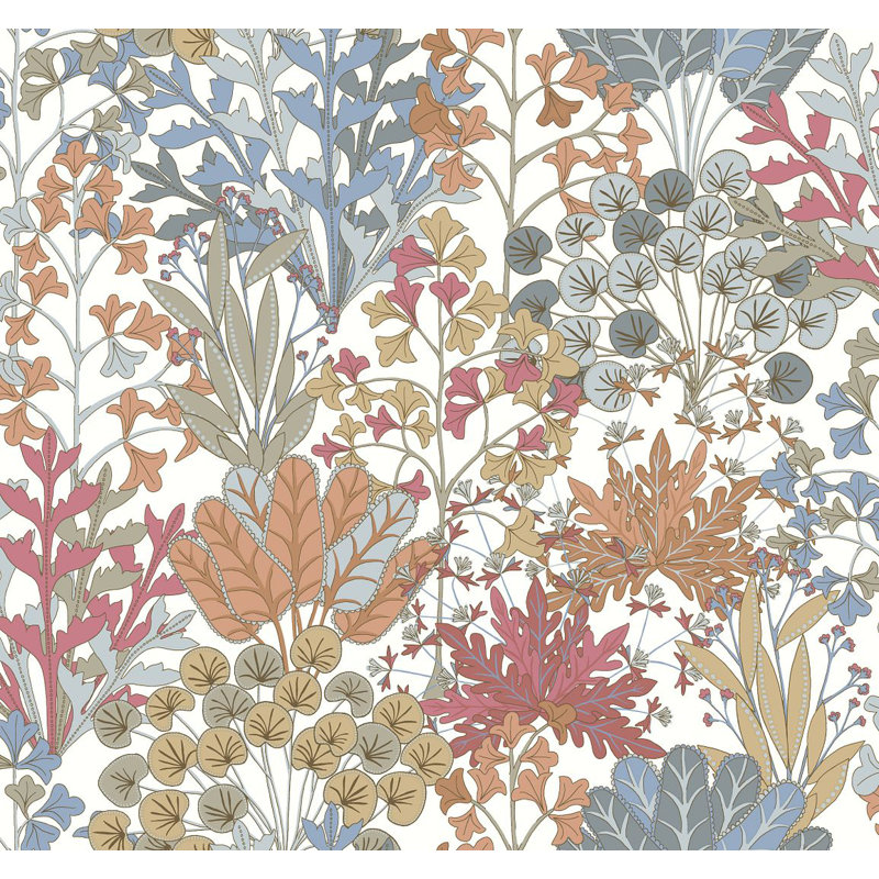 Floral Roll, Coral