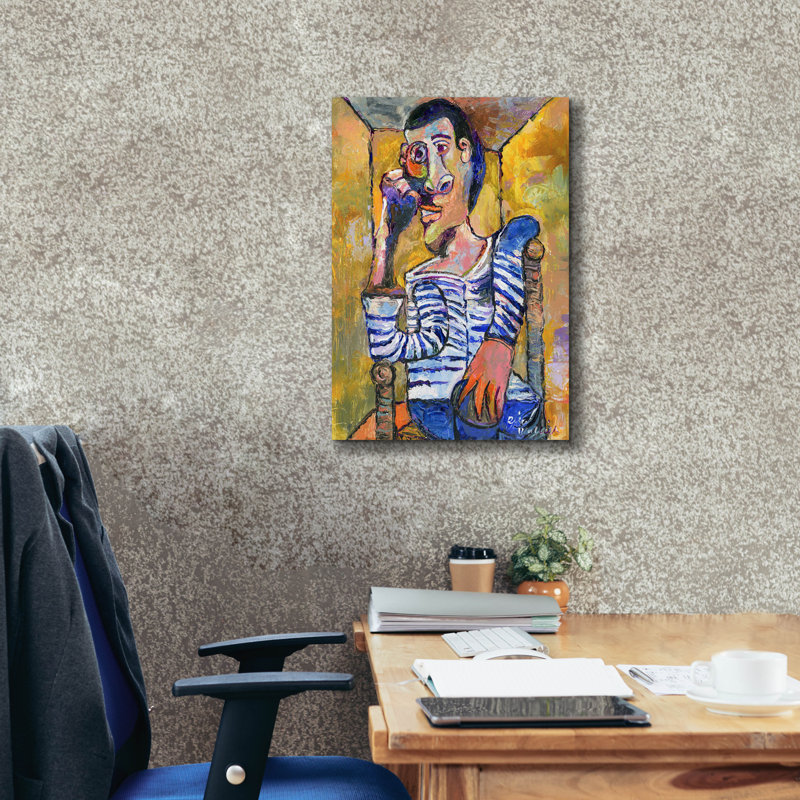 " Picasso " by Richard Wallich, 26" H x 18" W x 0.75" D
