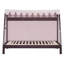 Lit cabane double XL avec lit gigogne, tente, étagère et lumières DEL-1314703910