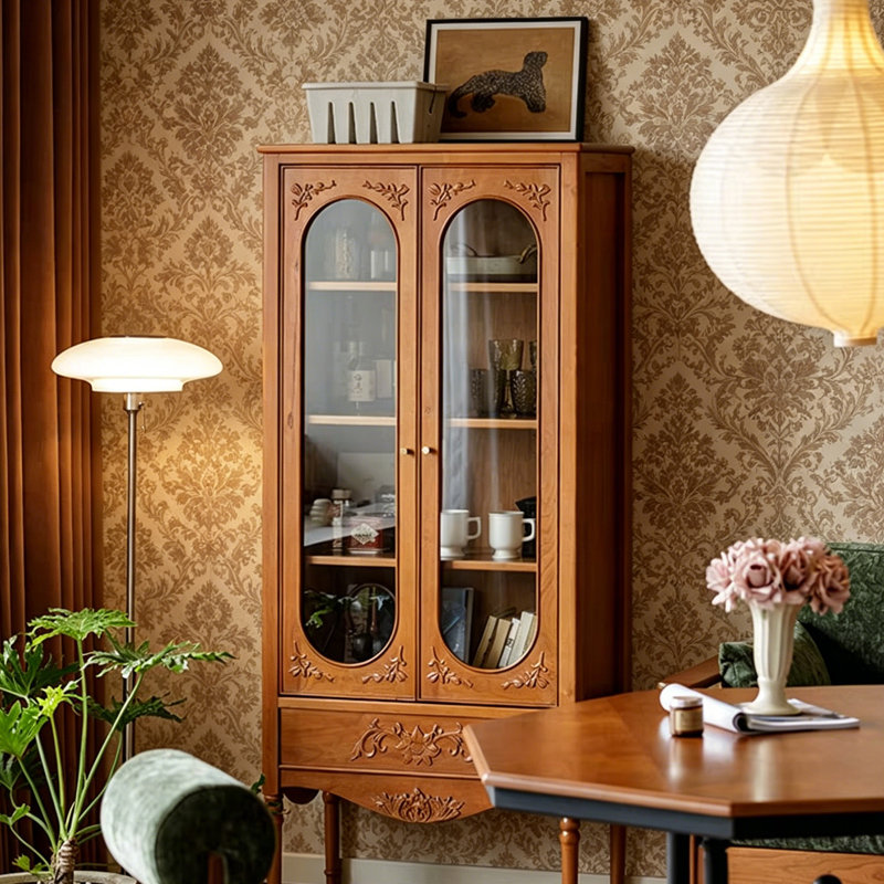 Armoire d'appoint vitrée 31,50 po