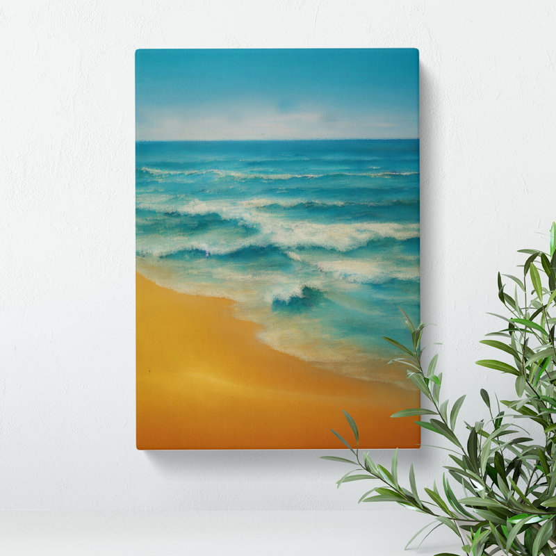 Beach Glow - Wrapped Canvas, 50cm H x 35cm W x 3cm D
