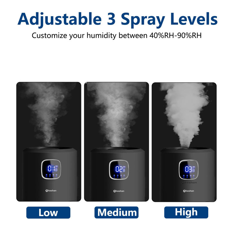 Humidificateur ultrasonique 9L / 2.5Gal