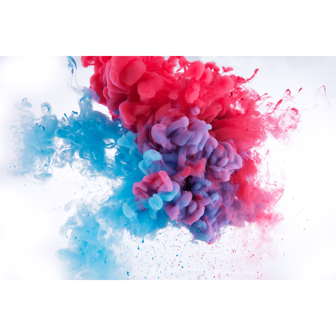 Colourful Ink In Water by LuckyBusiness - Wrapped Canvas Print