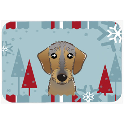 Tatig Wirehaired Dachshund Glass Cutting Board
