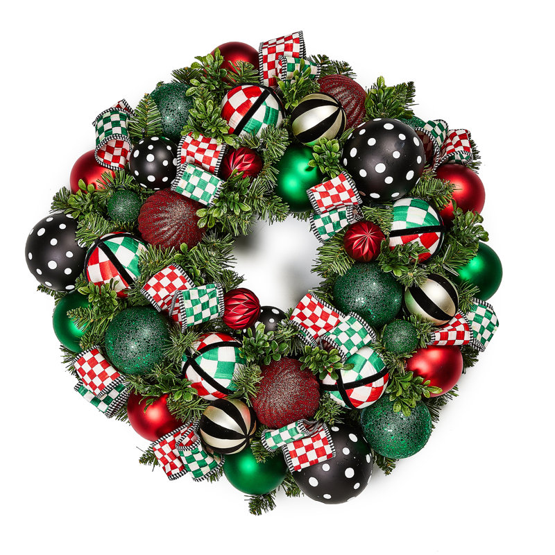 Check It Out Illuminated 26" Wreath