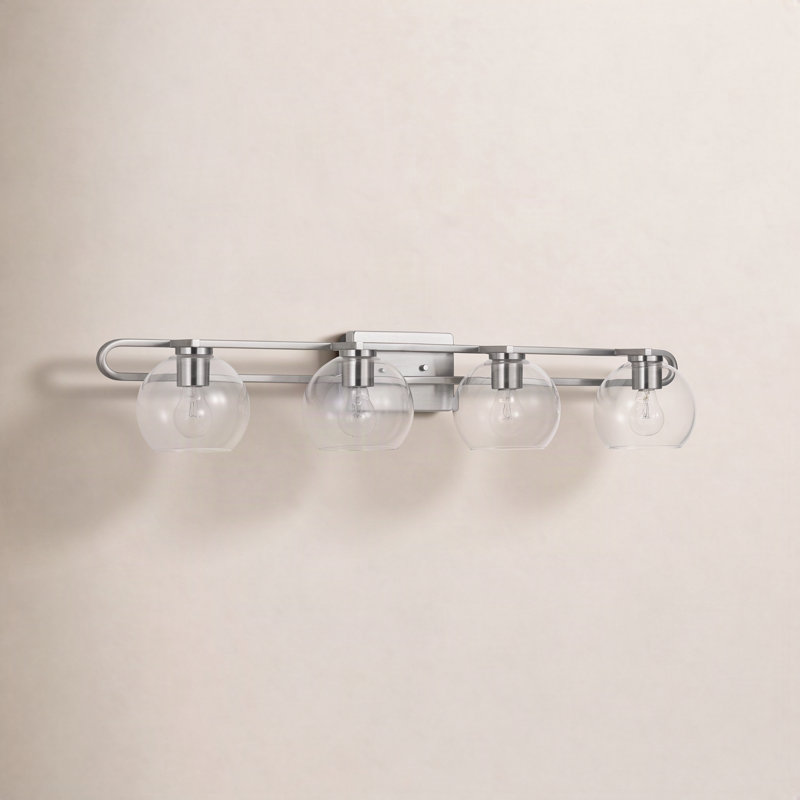 Codyn 4 - Light Vanity Light, 7.63"H x 40"W x 8.38"D, Brushed Nickel, 4