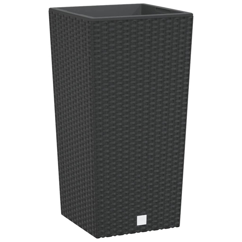 Mihrimah Pot Planter, 50cm H x 26.5cm W x 26.5cm D, Anthracite