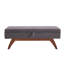 Banc de rangement moderne avec pieds en bois massif, parfait pour le bout du lit ou le vestibule-1138804749
