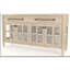 Buffet Power Raedy avec portes en verre