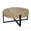Table basse ronde, table basse cylindrique Handcraft
