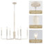 Luminaire pour îlot de cuisine de style lustre rustique classique / traditionnel à 6 lumières à intensité variable Roxsanne-235198253-217314992