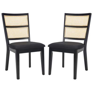 19'' H Leather Upholstered Armchair