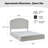  Finnin 64.8“W Modern Upholstered Platform Bed With Washable Slipcover-112208317-112208318