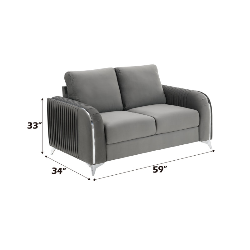 Causeuse Matronna, 2, H 33 po x l 59 po x P 34 po