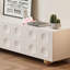 Meuble télé beige en bois manufacturé-114308703
