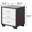 Versatile Accent Table With 3 Drawers In White And Black Rectangular Design 3 For A Home