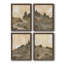 Hillside Walking Path I - Ensemble de 4 reproductions d'art sur toile encadrées-978974409-978974412