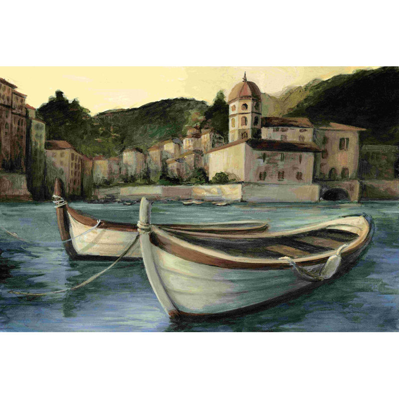 Port méditerranéen I, H 12 po x l 18 po