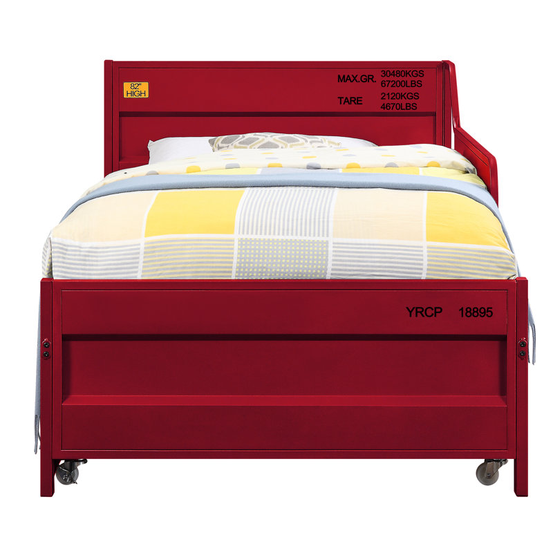 Container‑Style Metal Platform Bed