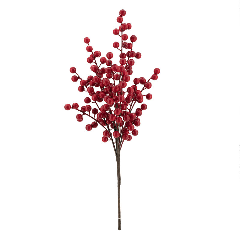 Red Berry Spray - 18" - Red