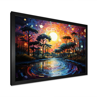 " Palm Trees Abstract Landscape II "