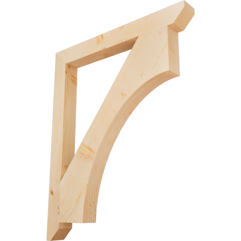 Support en bois Westlake, Sapin de Douglas, H 46 po x l 3,5 po x P 38 po