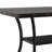 Rectangular Dining Table with Storage Shelf