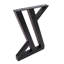 Pied de table en acier Everrett