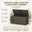 Outdoor 134 Gal  Large Deck Box with Lock-109750534