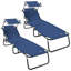 Folding Sun Lounger Folding Oxford Outdoor Recliner Adjustable Patio-1995977112