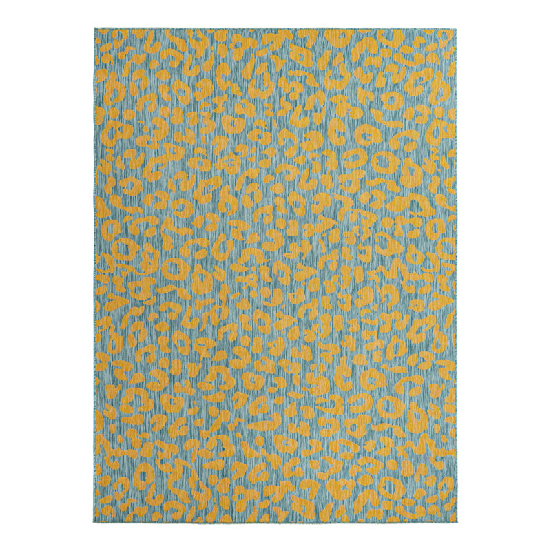 Animal Print Indoor / Outdoor Rug, Rectangle 7'10" x 11'