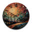 Horloge murale en bois massif Mareld-128701852