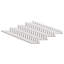 Monogramme à chevrons 11,14 po X 11,14 po Carreau de mosaïque de plancher et de mur en porcelaine brillante (0,86 pi2 / chaque)-103531817