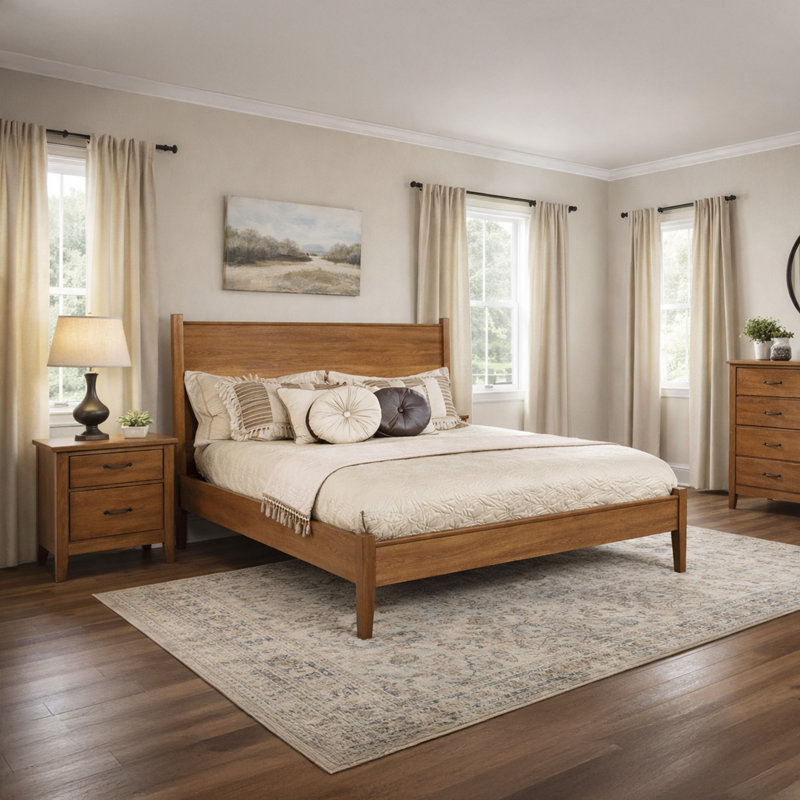 Robah Bed, Brown, Full / Double
