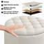 Repose-pieds capitonné avec rangement Modern-1868553620