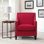 Fauteuil en polyester de 29 po de largeur Damira