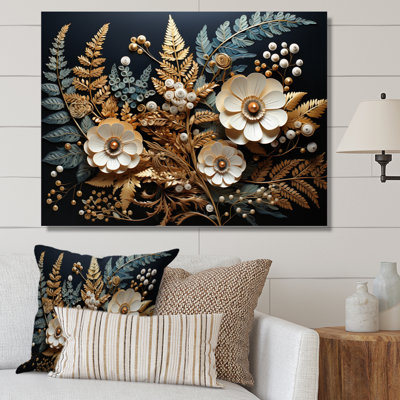 Ferns Copper Elegance II - Imprimé