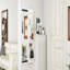 Miroir d'appoint mural pleine longueur - Design multifonctionnel avec tablette et crochets