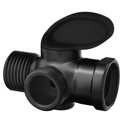 Moen Shower Arm Diverter, Matte Black