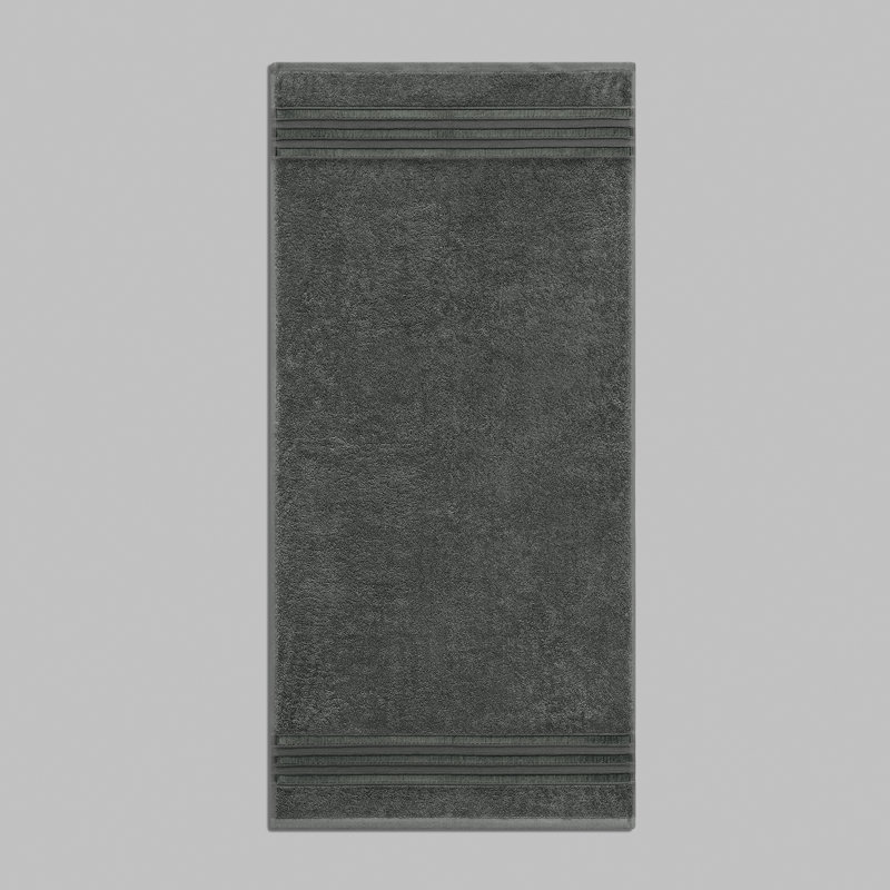 Arcadia Bath Sheet, Gray, Fingertip Towel - 1 Pack