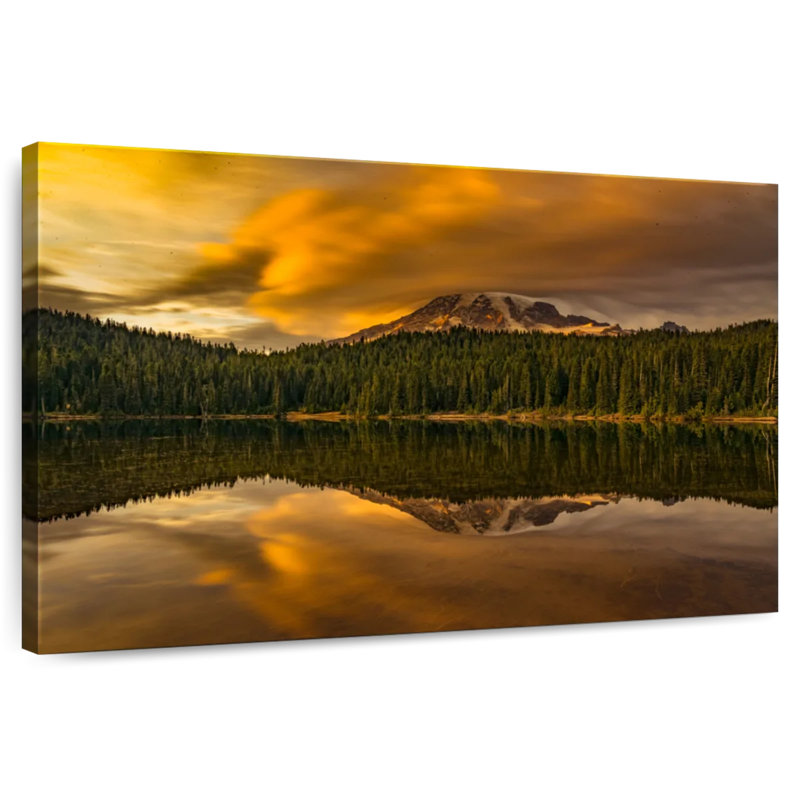 Alvord Mt. Rainier Lake Reflection