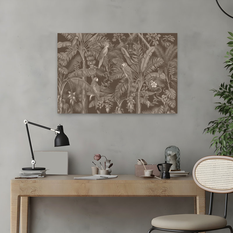 Reproduction d'art mural tropical tropical, 16" H x 24" W